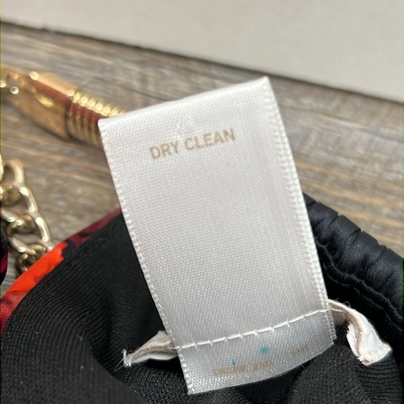 Cache Black Necklace Halter Silk Blend Floral Dress Size 0 - Picture 6 of 11